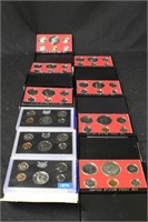 Lot of 10 1970-1979 U.S. Mint Proof Sets