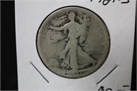 1921-S Walking Liberty Half Dollar Key Date-Very