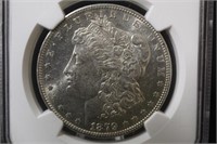 1879-O Morgan Silver Dollar NGC AU58