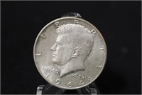 1964 Kennedy Half Dollar 90% Silver Coin