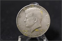 1964-D Kennedy Silver Half Dollar Coin
