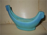 4 1/2"Tall by 6 1/2"Long Blue Pottery Piece