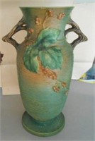 18"Tall Large Pottery Vase Blue and Green