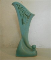 8"Tall Pottery Vase Blue