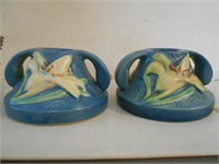 2 Piece Candle Holder Pottery 2 1/4"Tall Each