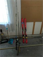 Fishing Rods Skis Rackets Shovel Flag
