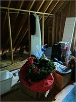 Contents Of Attic To Include Holiday Decorations