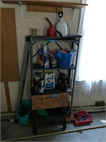 Workmate Metal Shelf With Contents As Shown