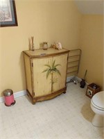 Contents Of Bathroom To Include Painted Cabinet