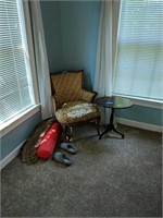 Chair Stand And Items On Floor
