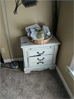 Nightstand Items On Top And Inside Included