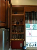 Contents Of Kitchen Cupboards And Items On Top