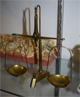 Set of Small Vtg Brass Scales Made in Italy