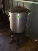 Gas Fish Cooker Pot and Stand