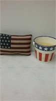 Bag of patriotic party items