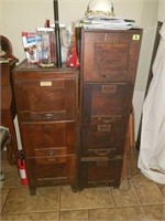 Antique Wooden file cabinets