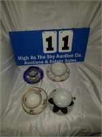 Lot of 4 Beautiful Cups & Saucer Sets