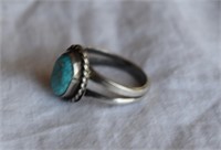 Sterling Silver Ring w/ Turquoise