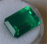 10.81ct Faceted Emerald Doublet Gemstone