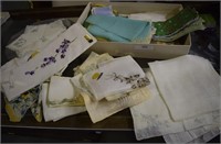 Large Collection of Vtg Ladies' Handkerchiefs