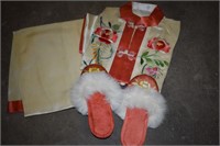 Child's Japanese Silk Pajama Set c1950