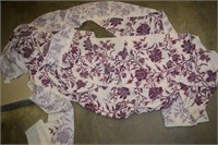 Floral Printed Japanese Silk Narrow Width Fabric