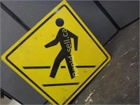 Electric Pedestrian Crossing Sign