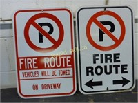 Fire Route, No Parking