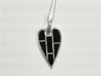 STERLING SILVER PENDANT WITH STERLING SILVER