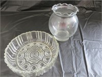 Candy dish and vase