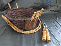 Nut serving basket and accessories