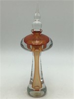 Glass Perfume bottle and bowl