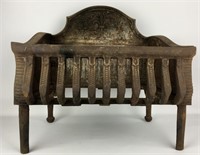 Antique Cast Iron Fireplace Grate