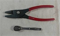 Snap-on Hose Pliers  Vintage Snap-on Socket wrench