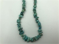 Turquoise Necklace with Sterling beads