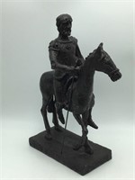 Metal Knight Sculpture