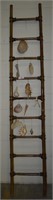 Large Bamboo Ladder (Shells Incl) 7ft 7"
