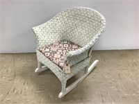 Child’s  antique wicker rocker