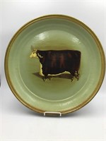 Cow serving dish