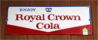 Royal Crown Cola Metal Lithograph Sign