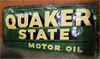 Quaker State Motor Oil Metal Sign