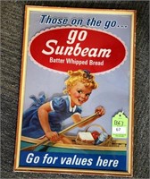 Sunbeam Bread Advertising Sign