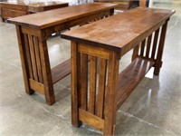 Pair of modern end tables