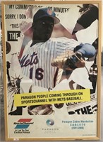 Huge Doc Gooden Paragon Cable Sportschannel Poster