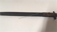Vintage metal sword in sheath 22 1/2” long