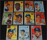 1954 Topps Star Card Lot.