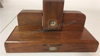 Vintage Wood Desk Perpetual Calendar