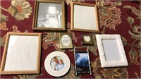 Lot of 9 miscellaneous picture frames