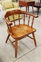 Wood Captain's chair