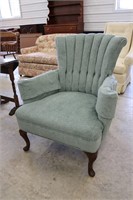 Retro upholstered arm chair